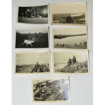 Tysk Gebirgsjager. 35 foton, från Kirkenes-området. Espenlaub militaria